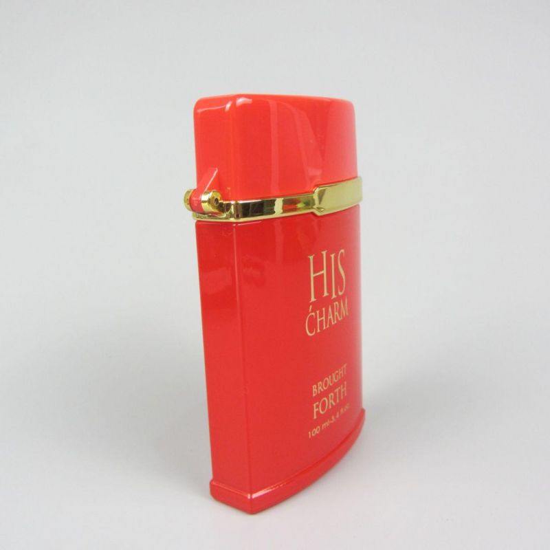 Luxury 100ml Spray Cap Perfume Bottle for Square Shape