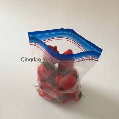 Quart Size BPA Free Double Ziplock Bags with Easy Open Tabs