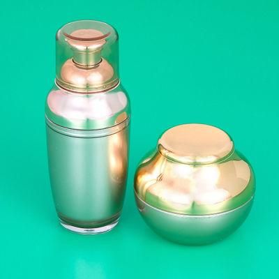 50g 55ml 110ml 180ml Empty Luxury Plastic Jar and Bottle Set for Skin Care Product