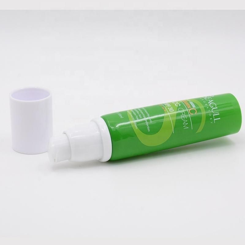 Cosmetic Packaging Sunscreen Sunblock Tube Airless Pump Packaging Tube