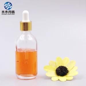 60ml Transparent Essential Oil Dropper Glass Bottle Serum Cosmetic Oil Bottle