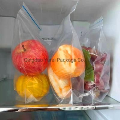 PE Reclosable Zipper High Transparent Zip Packing Bag