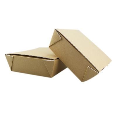 Disposable Lunch Snack Food Packaging Gift Corrugated Paper Box