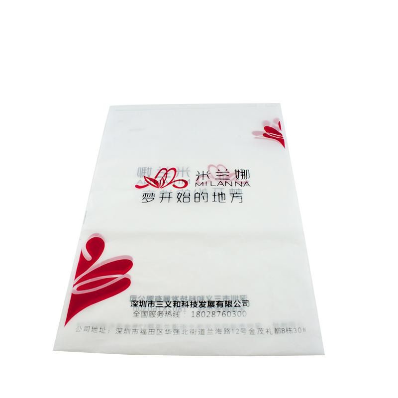 Customized Towel Packaging Printed Frosted EVA Zip Lock Bag