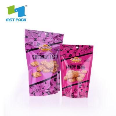 Eco-Friendly Zipper Stand up Food Packaging Pouch 100% Biodegradable PLA Bag