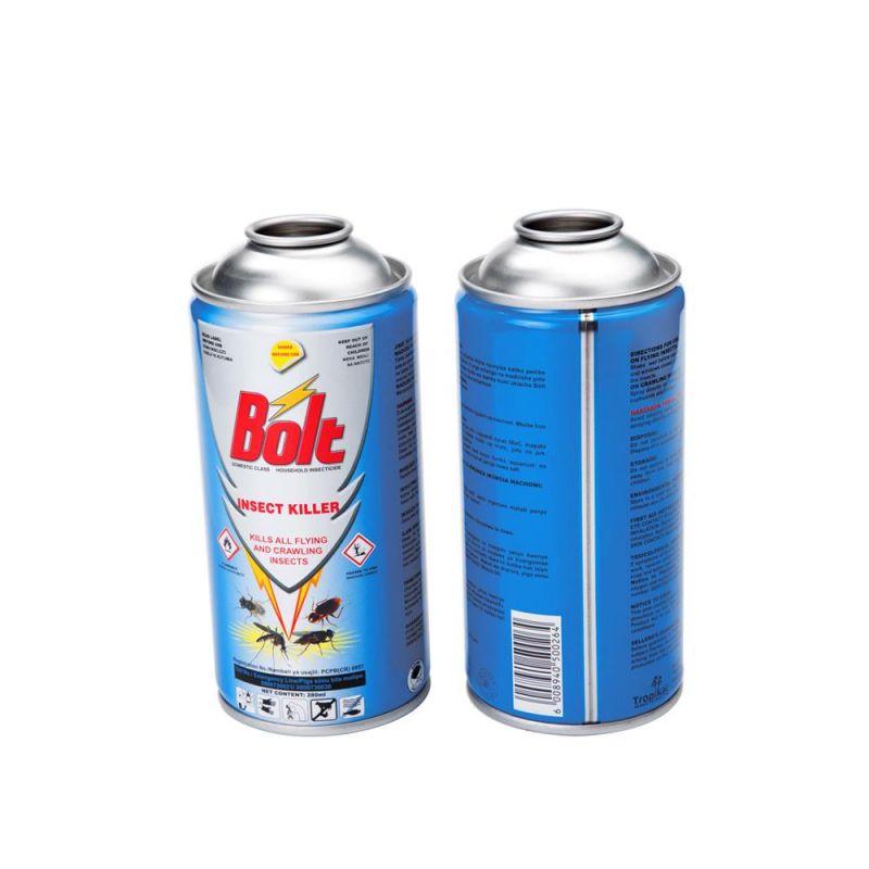 Good Quality Metal Tinplate Aerosol Cans Oxygen Mask for Ozone with Plastic Cap