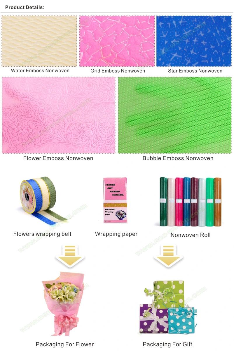Non-Woven Packing Materials, Valentines Wrapping Paper, Floral Wrapping Paper