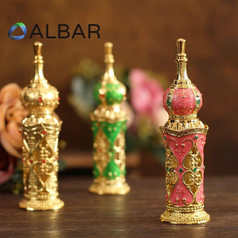 Tower Shape Unique Design Attar Oud Perfume Bottles for Skin Care and Fragrance