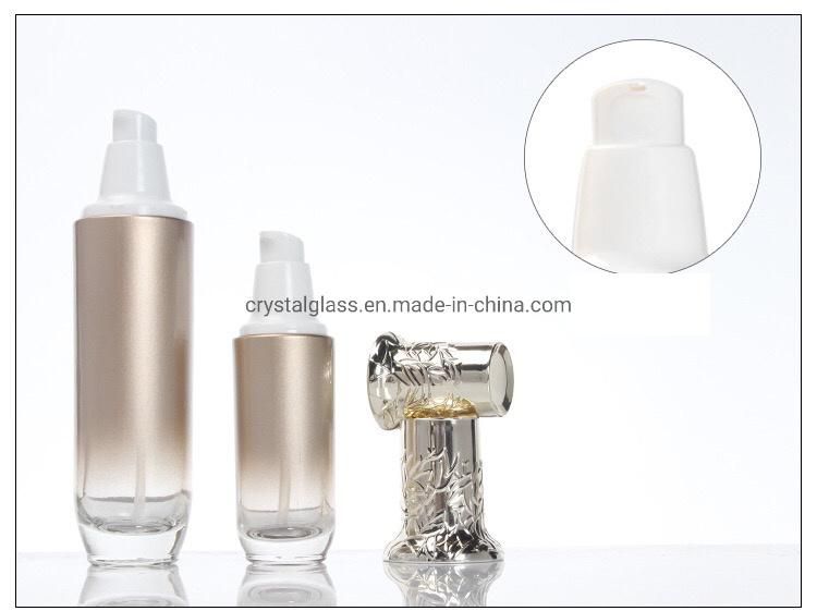 China Wholesale Luxury Glass Cosmetic Jars with Lid