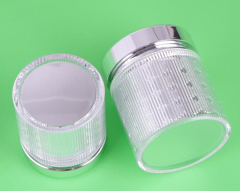 30g 50g Round High Quality Elegant Plastic Empty Cream Jar for Skin Care Products