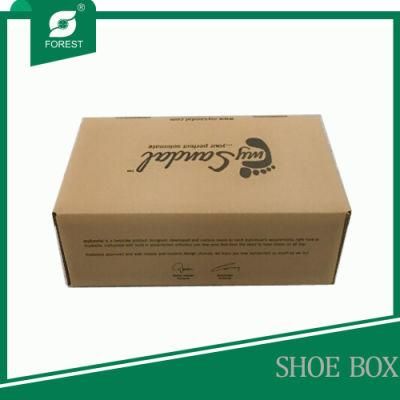 Brown Color Design Shoes Packaging Box
