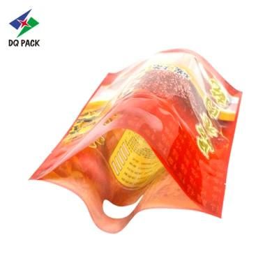 Dq Pack Custom Printed Mylar Bag Custom Logo Packaging Bag Reusable Ziplock Bag Stand up Pouch with Zipper for Pork Jerky Packaging