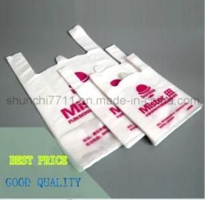 Heavy Duty Plastic Shopping Bag Vest Carrier Take Away T Shirt Bag