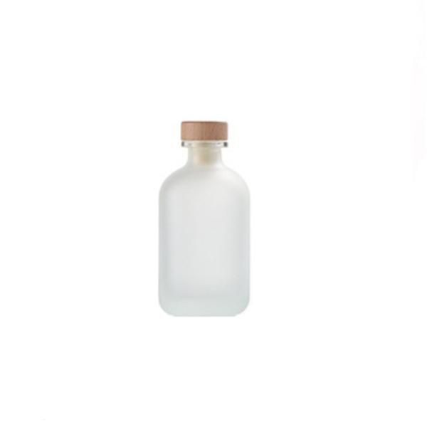 250ml 350ml 500ml Round Short Beverage Juice Water Whiskey Glass Bottle with Cork