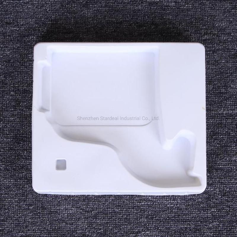 Customizable White Electronic Packaging Plastic Insert Blister Tray