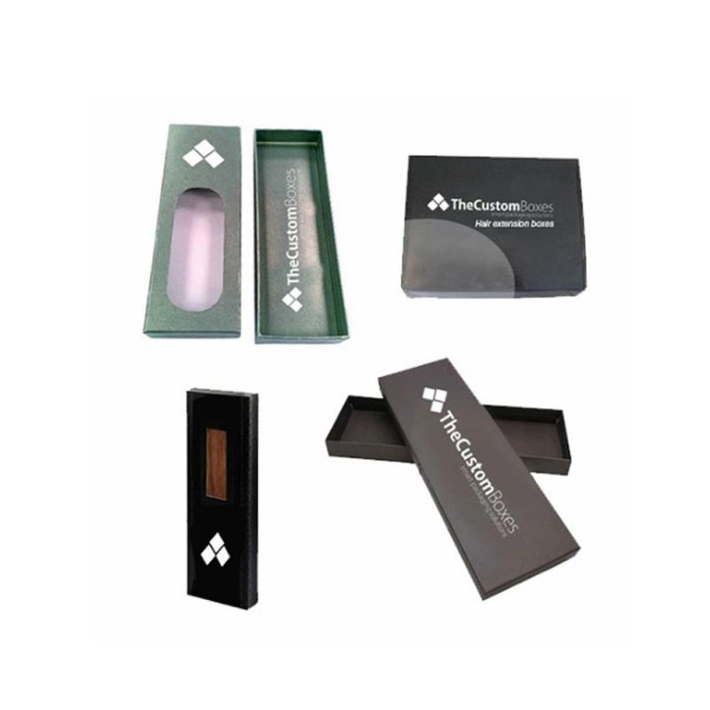 Luxury Hair Extension Bundles Packaging Box with Logo