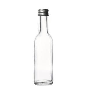 Glass Bottle Manufacturer High Quality Spirit Wine Liquor Round Mini Glass Bottle