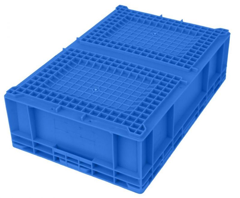 HP5b Plastic Turnover Logistics Container Box HP Standard Auto Parts Logistic Box Durable Opaque Plastic Storage Boxes