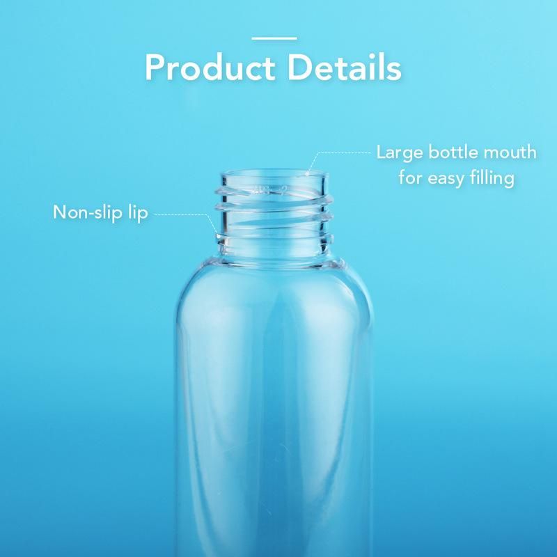 100ml Pet Plastic Empty Hand Sanitizer Bottle for Gel (B008-1)