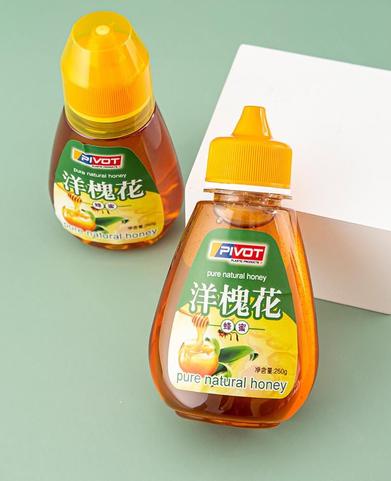 380g 350g 250g 500g 600g Plastic Honey Syrup Squeeze Bottle