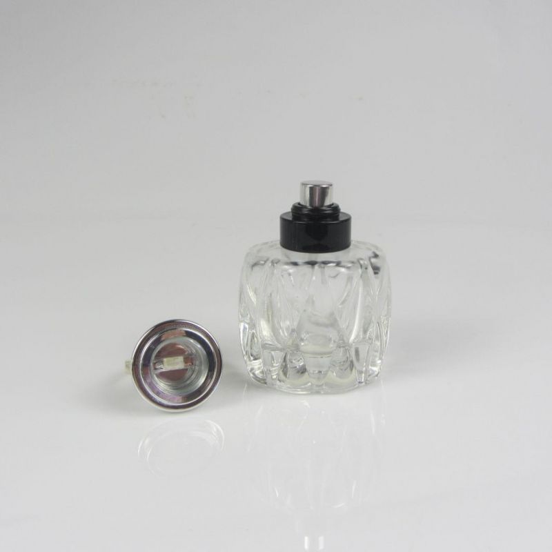 Cosmetic Luxury 50ml Refillable Glass Perfume Spray Bottle