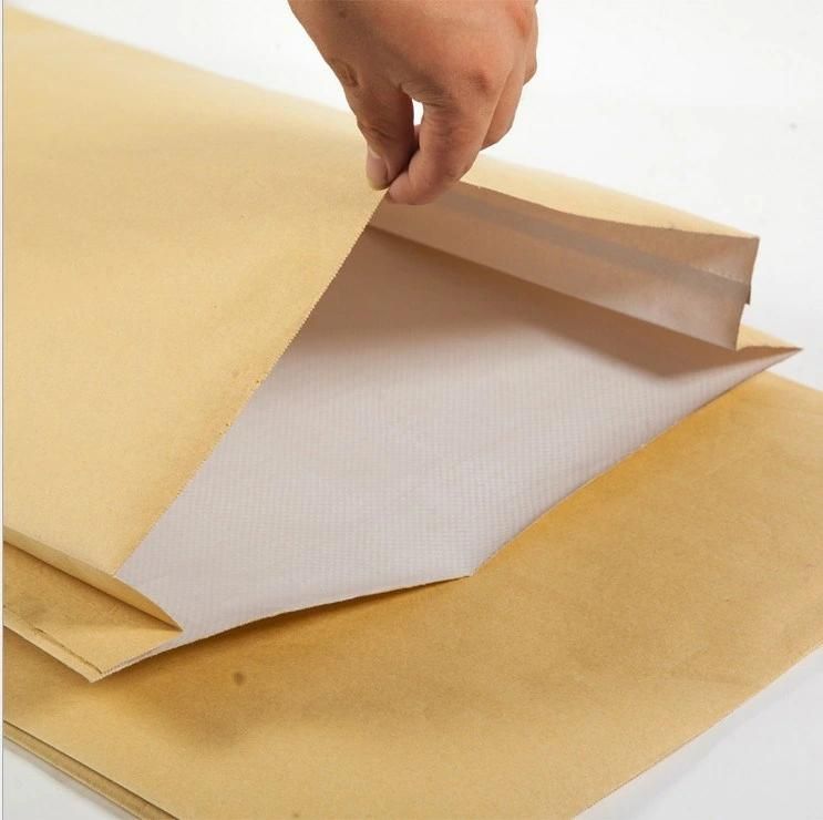 Wholesale Hot Sale Good Quality Kraft Paper Bag 25kg 35kg 45kg Packaging Bag for Flour