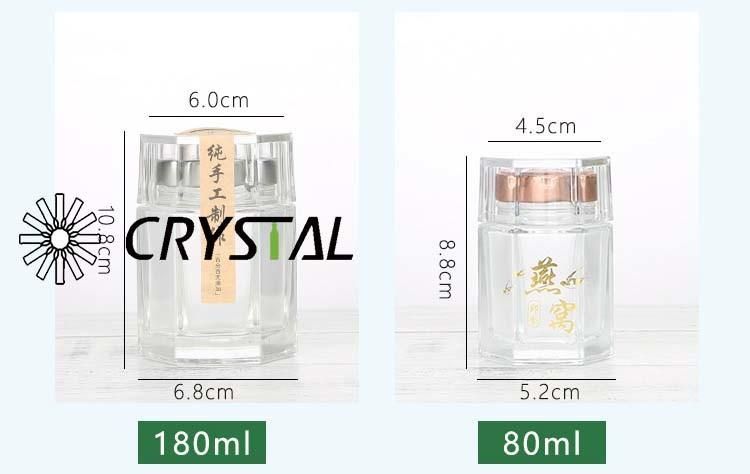 10oz 300 Ml High-End and Lead Free Bird Nest Jar/Honey Jar /Glass Bottle Jar