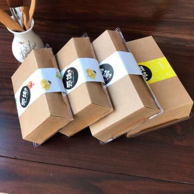 Customized Logo Printing Food Grade Disposable Takeout to Go Black Paper Delivery Packaging Bento Sushi Takeaway Box with Magnet