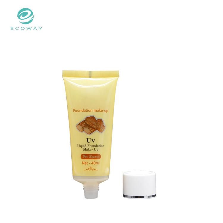 Makeup Cream Plastic Packaging Empty Cosmetic Tube