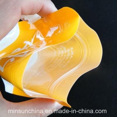 Custom Color Stand up Plastic Bag with Spout