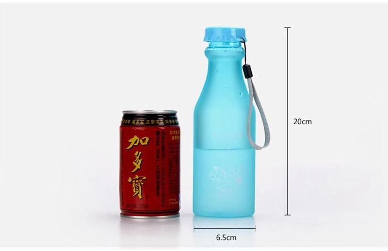 Candy Colors Fashionable Glass Soda Water Bottle 350ml