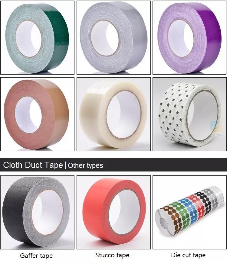 Super black, sliver, white of cloth tape with high quality for heavy duty packing