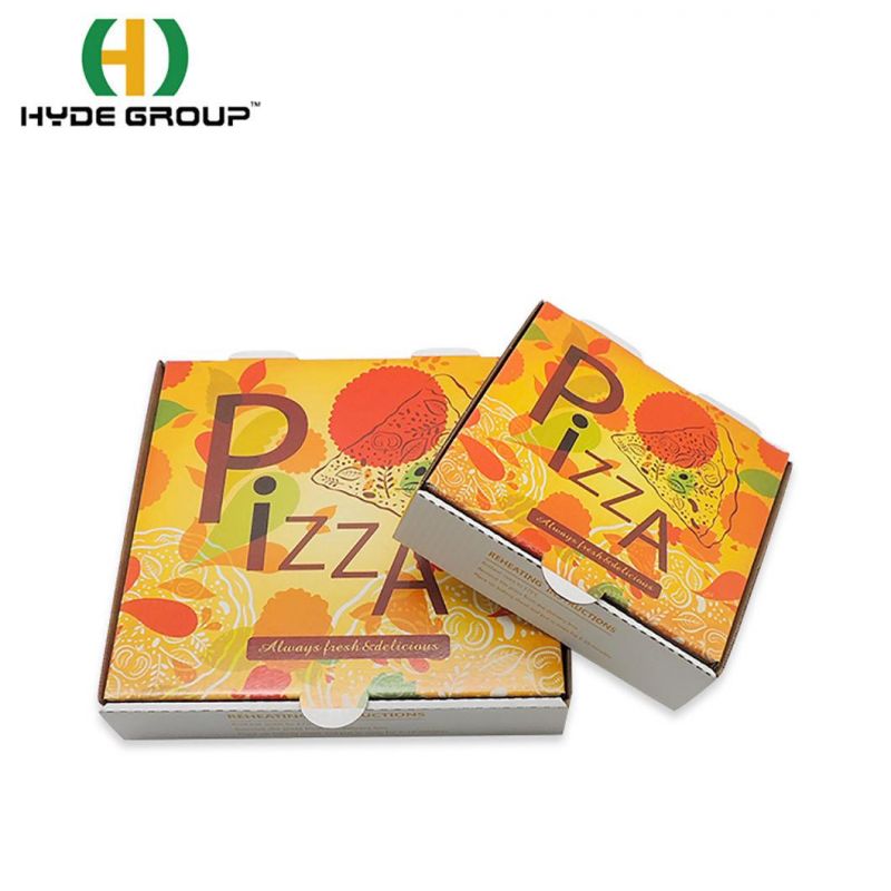 2022 New Arrival Customized Printed Recyclable Carton Pizza Box for Packing