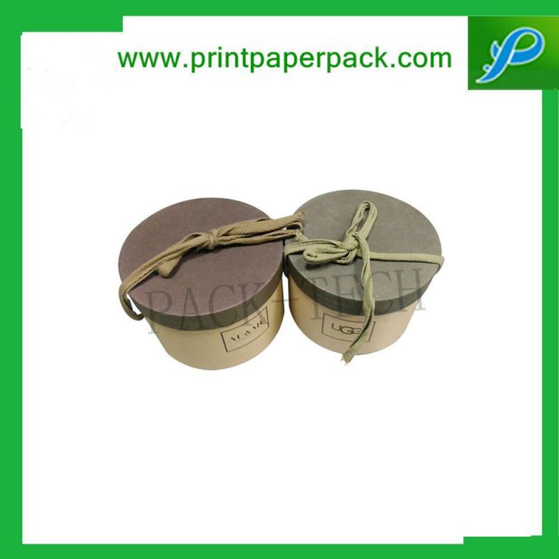 Customized Paper Round Tube Box Cosmetic Face Cream Paper Box Luxury Wine Box Tea Packaging Box