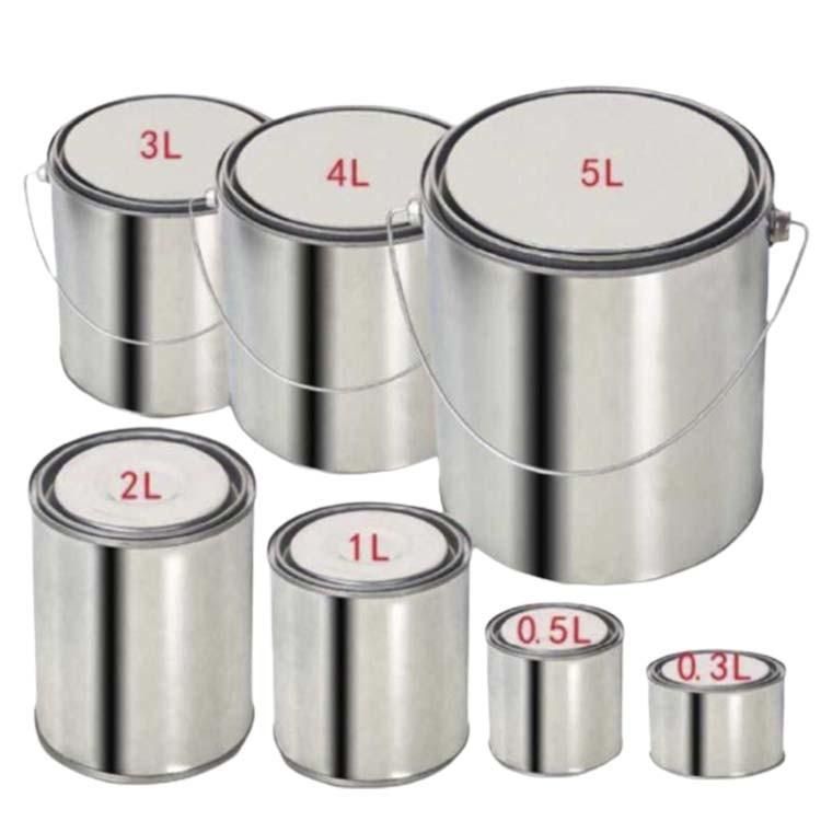 0.6-20L Round Empty Metal Paint Tin Cans with Lid