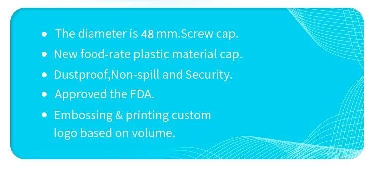 Factory Supply 45mm Plastic Bottled Cap Screw Caps for 5L 10L Water Bottles