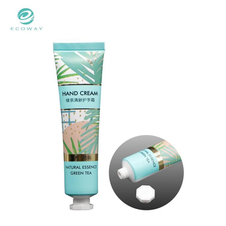Personal Care Hand Cream Aluminium Laminated Tubes with Octagonal Cap