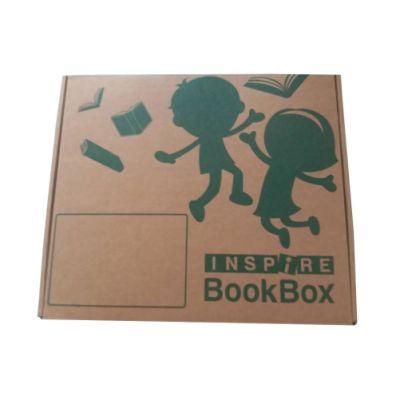Strong Paper Brown Paper Box 3-Layers with Blue Flexo Printing