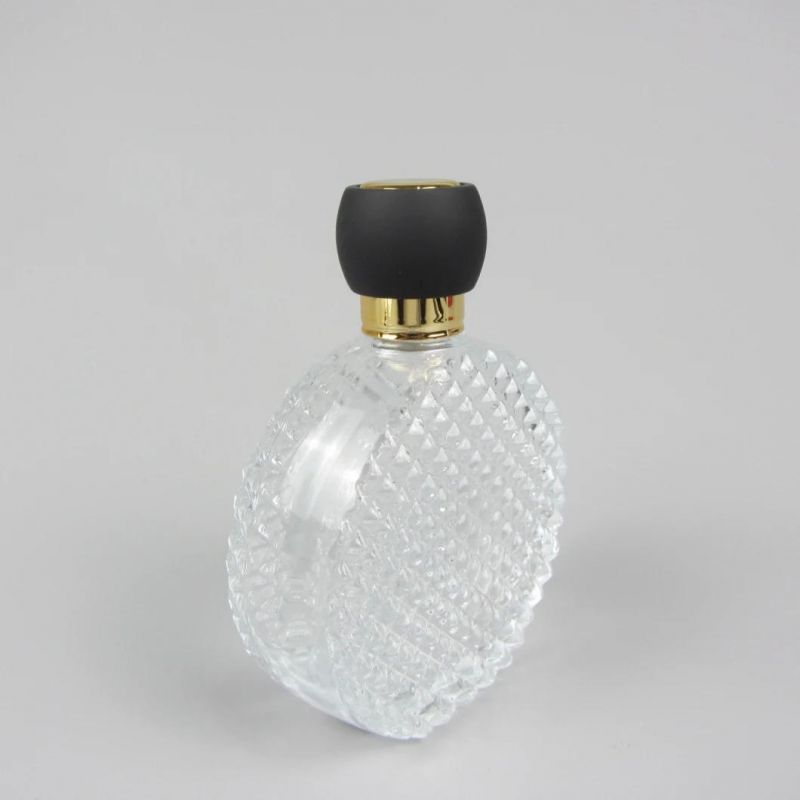 Custom 100ml Glass Spray Transparent Empty Perfume Bottle