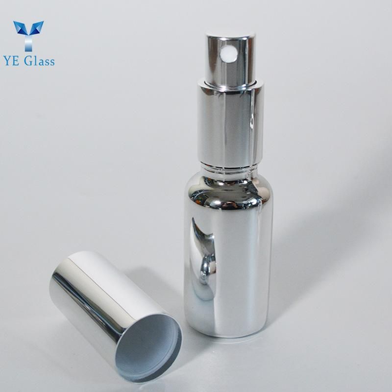 Anti-Corrosion Silver Electroplating Empty Spray Fine Spray Bottles for Perfume