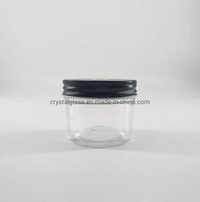 125ml 4oz Wide Mouth Glass Mason Jar for Jam Canning Food Storage Jar