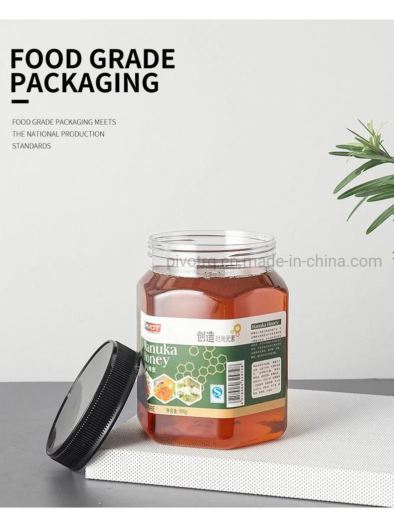 1000g Pet Clear Plastic Manuka Honey Bottle