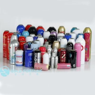 Printed Empty Aerosol Spray Tin Can for Cosmetic Packing