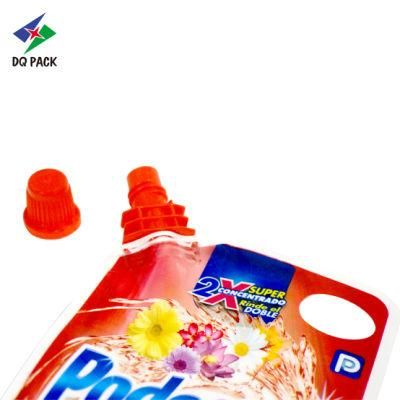 Customized Printing Stand up Pouch with Spout with Handle 120ml Desinfectante Packaging Bag Spout Pouch Plastic Bag Stand up Pouch