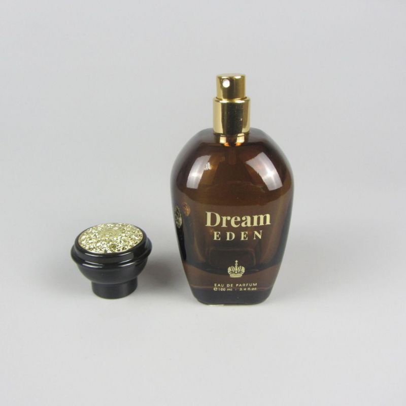 Hot Sell Customised Perfume Bottles with Sprayer Gold Color