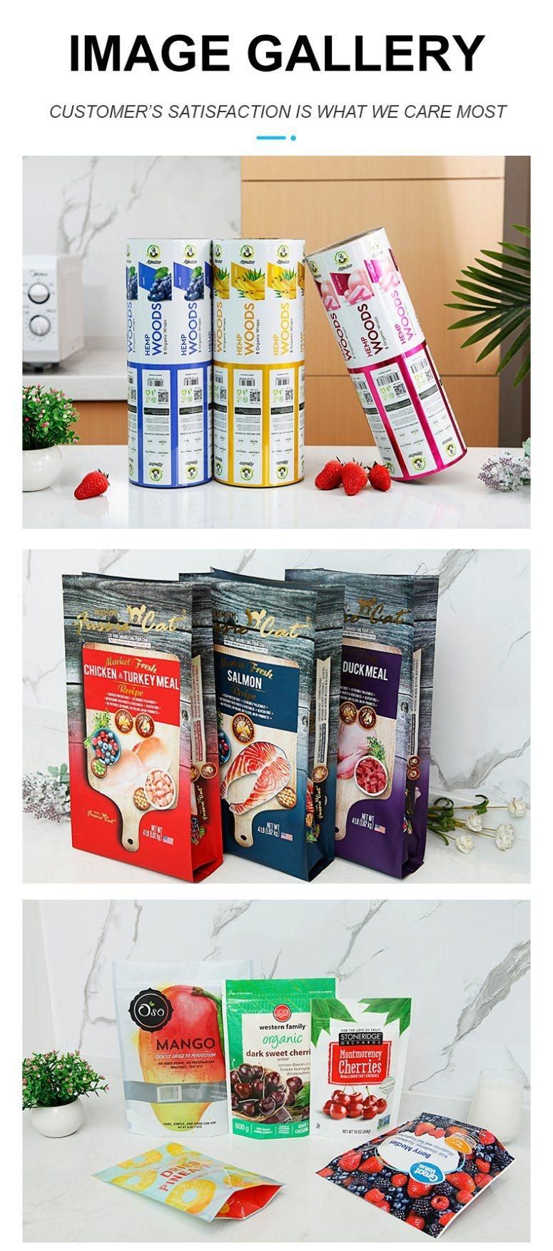 Biodegradable Kraft Paper Digital Printing Stand up Zipper Packaging Bag