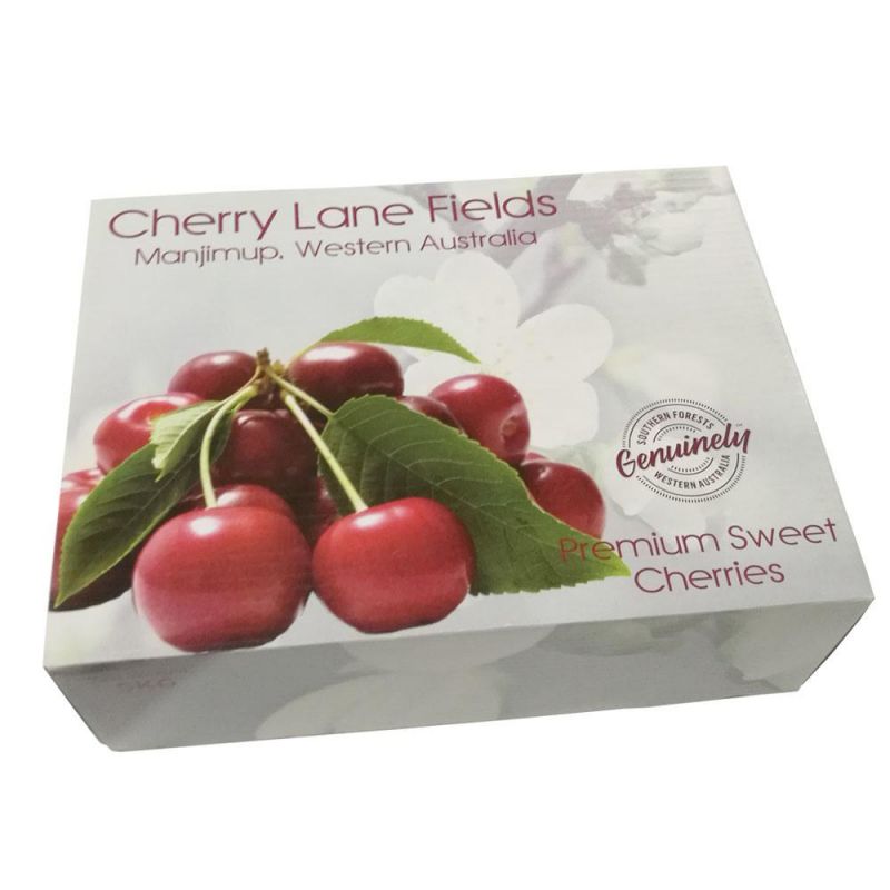 Custom Packaging Printing Fruit Cherry Paper Boxes