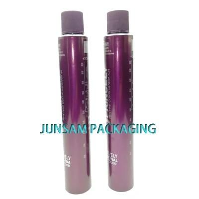 Blank Printing Aluminum Foldable Tube for Cosmetic Cream Personal Care Packaging