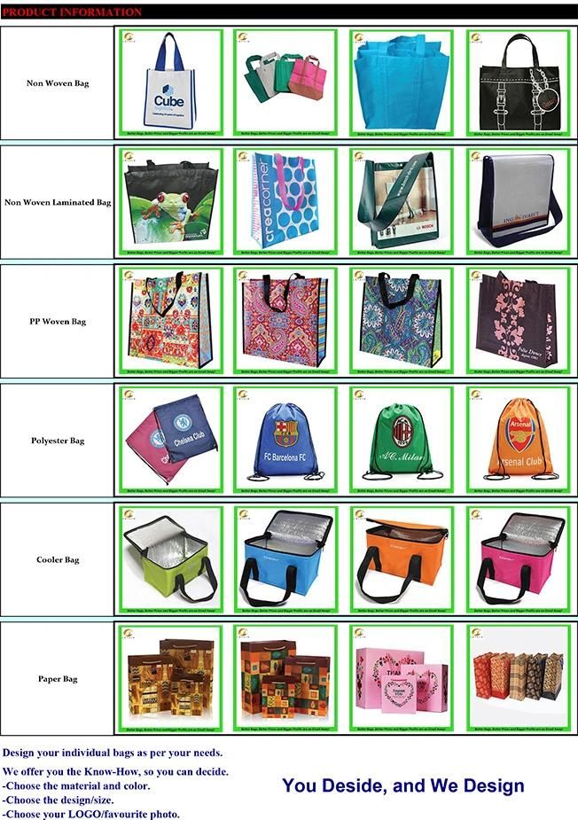 Supermarket PP Shopping Bag, with 2 Pairs of Handles