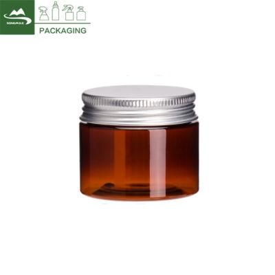 50g Pet Plastic Cream Jar with Aluminium Cap Plastic Cap